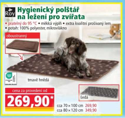 Hygienický polštář na ležení pro zvířata