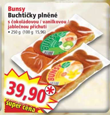 Bunsy Buchtičky plněné