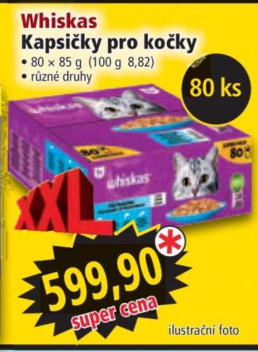 Whiskas kapsičky pro kočky