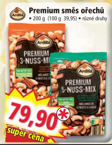 Premium směs ořechů