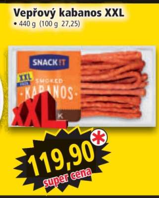 Vepřový kabanos XXL