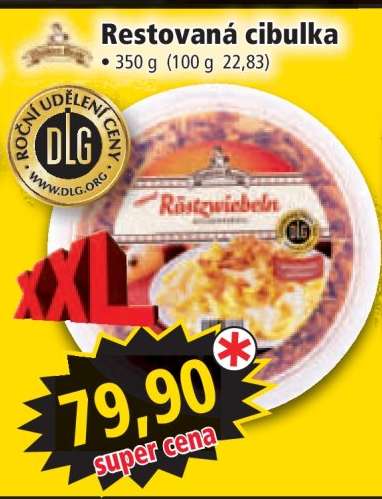 RESTOVANÁ CIBULKA*
