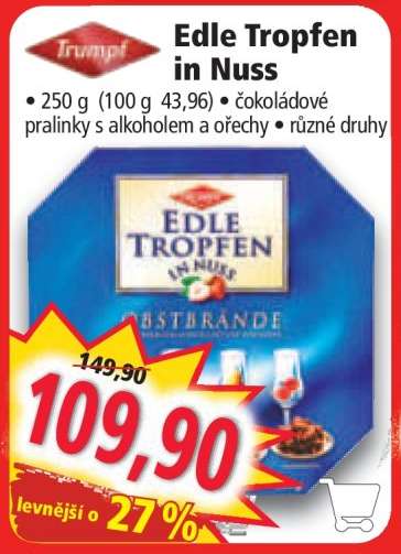 Edle Tropfen in Nuss