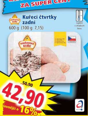 Kuřecí čtvrtky zadní