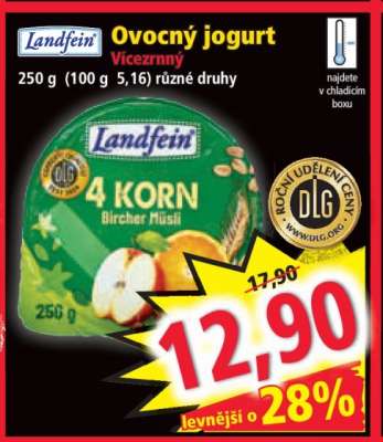 Landfein Ovocný jogurt