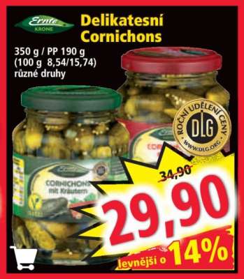 Delikatesní Cornichons