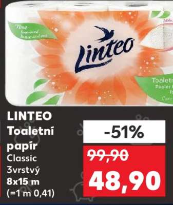 Linteo toaletní papír