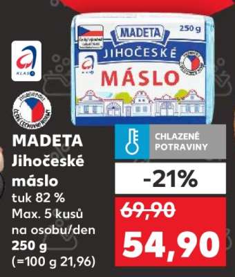 Madeta Jihočeské máslo
