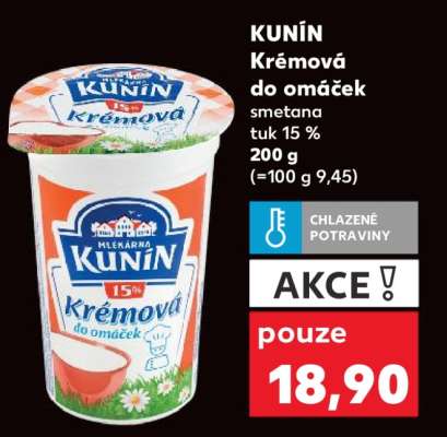 KUNÍN Krémová do omáček