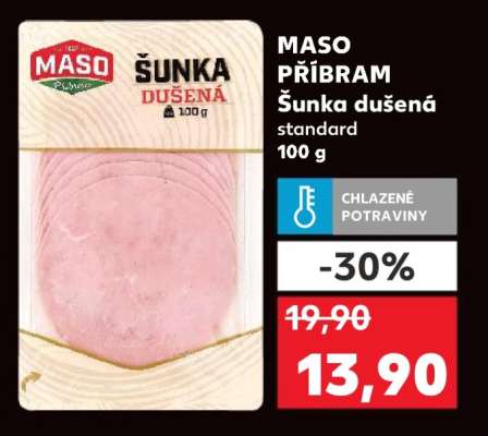 MASO PŘÍBRAM Šunka dušená