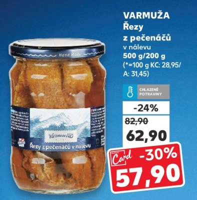 VARMUŽA Řezy z pečenáčů v nálevu