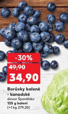 Borůvky balené - kanadské