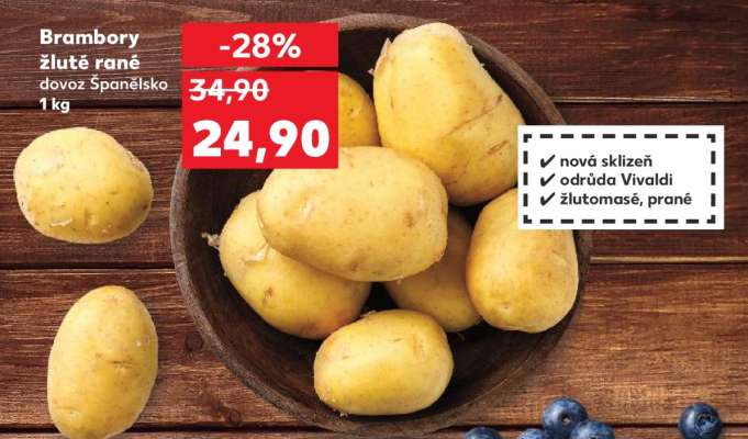 Brambory žluté rané