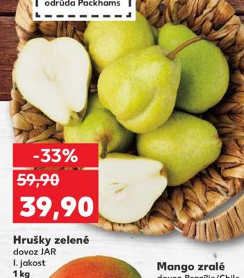 Hrušky zelené