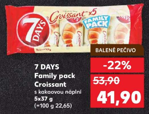 7 DAYS Family pack Croissant
