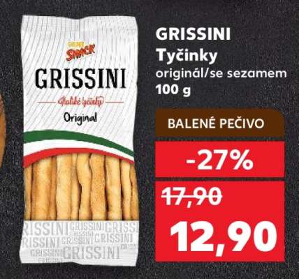 Grissini tyčinky