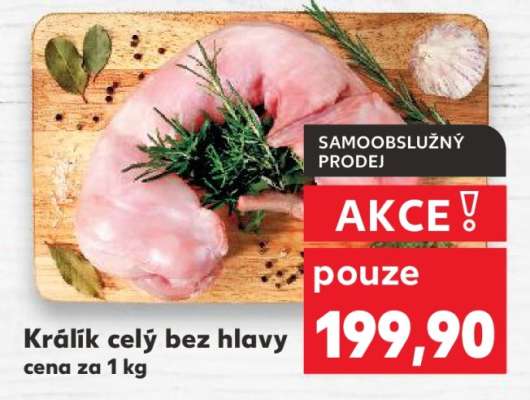 Králík celý bez hlavy