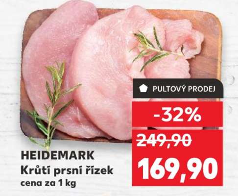 HEIDEMARK Krůtí prsní řízek