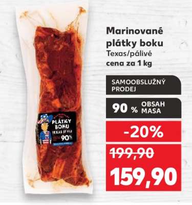 Marinované plátky boku