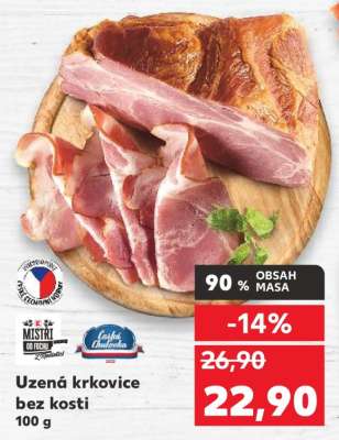 Uzená krkovice bez kosti