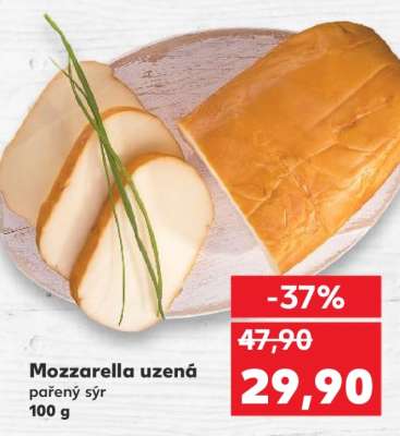 MOZZARELLA UZENÁ