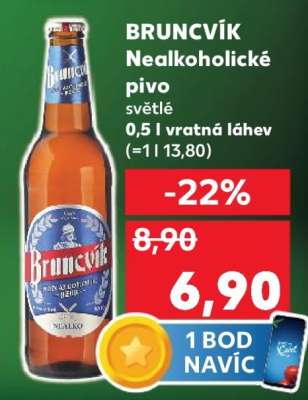BRUNCVÍK Nealkoholické pivo