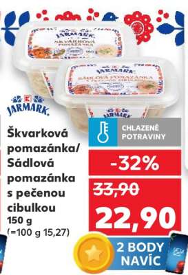 Škvarková pomazánka / Sádlová pomazánka s pečenou cibulkou