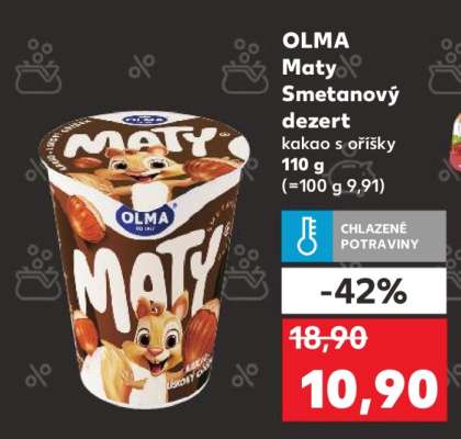 Olma Maty smetanový dezert