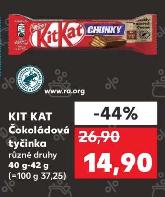 Kit Kat čokoládová tyčinka