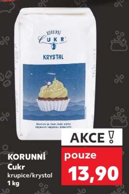 KORUNNÍ Cukr krupice/krystal 1 kg