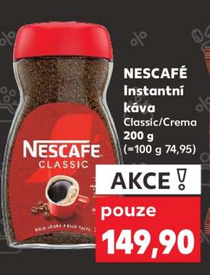 NESCAFÉ instantní káva Classic, Crema