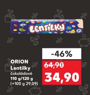 ORION Lentilky čokoládové