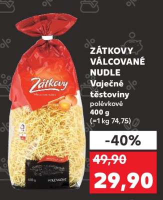 ZÁTKOVY VÁLCOVANÉ NUDLE