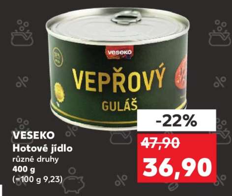 VESEKO Hotové jídlo