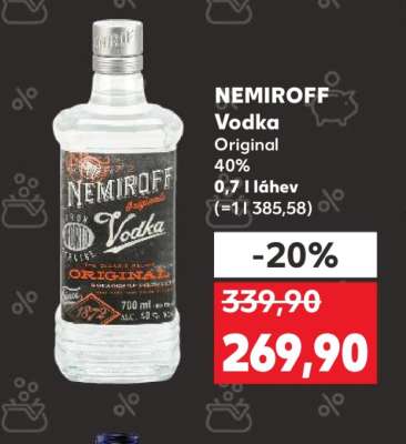 NEMIROFF Vodka Original 40%
