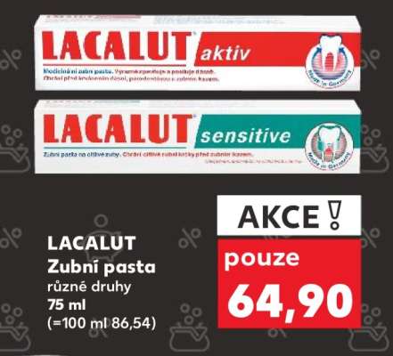 Lacalut zubní pasta