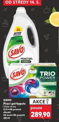 SAVO Prací gel/kapsle