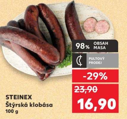 STEINEX ŠTÝRSKÁ KLOBÁSA