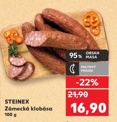 STEINEX Zámecká klobása