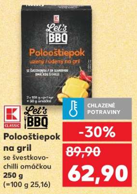 Pološtiepok na gril