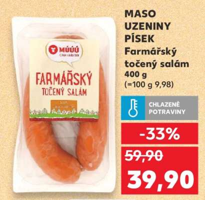 FARMÁŘSKÝ TOČENÝ SALÁM