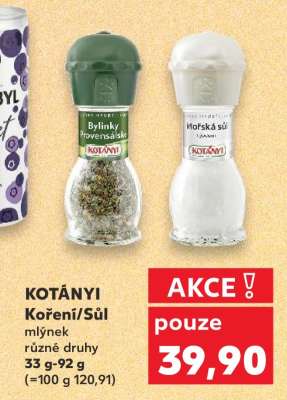 KOTÁNYI Koření/Sůl