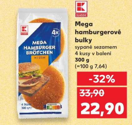 Mega Hamburgerové bulky