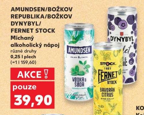 AMUNDSEN/BOŽKOV REPUBLIKA/BOŽKOV DYNYBYL/FERNET STOCK