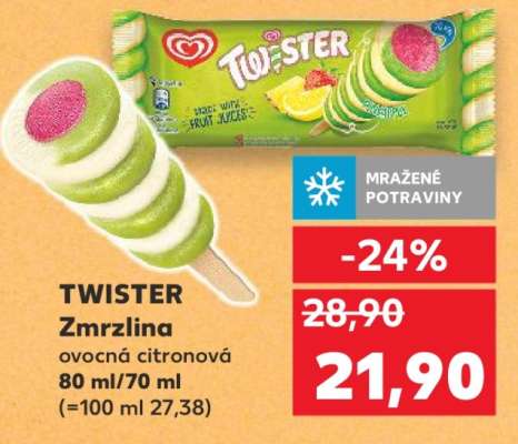 TWISTER Zmrzlina