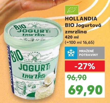 HOLLANDIA BIO Jogurtová zmrzlina