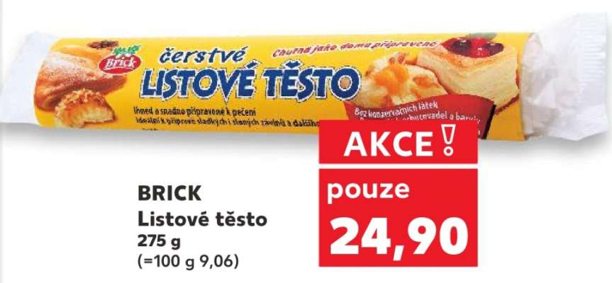 Brick Listové těsto