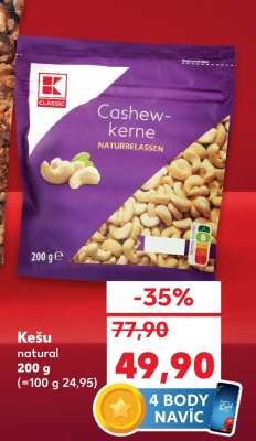 Kešu natural 200 g