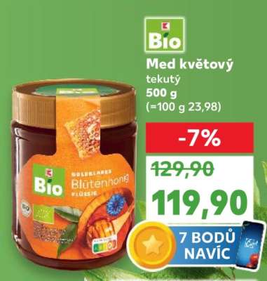 Med květový tekutý