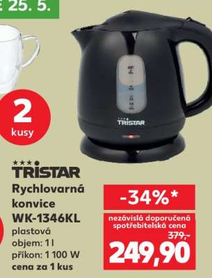 TRISTAR Rychlovarná konvice WK-1346KL